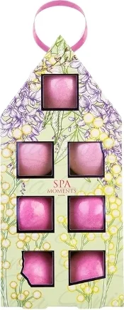 Набор бомбочек для ванны Spa Moments шипучие бомбочки с ароматом душистого горошка