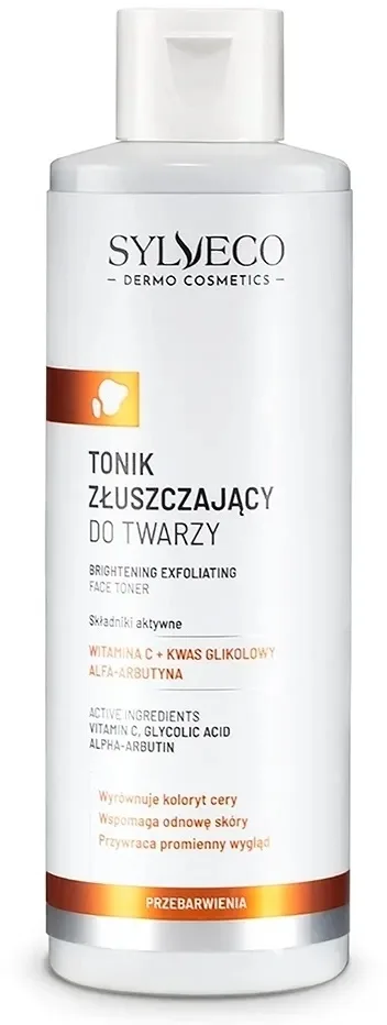 Sylveco Dermo Cosmetics Sylveco Dermo Cosmetics Brightening Exfoliating Face Toner - Отшелушивающий тоник для лица Sylveco против пигментации с азелаиновой кислотой и ниацинамидом, 200 мл