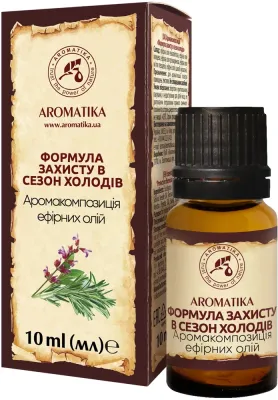 Композиция эфирных масел Aromatika Формула защиты 10 мл для холодного сезона