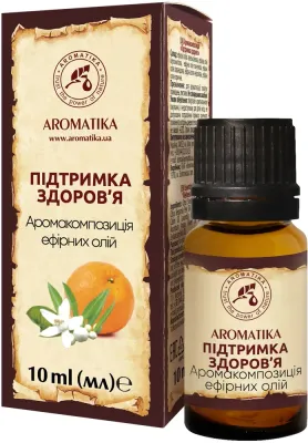 Композиция эфирных масел Aromatika Поддержание здоровья 10 мл апельсин бергамот