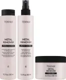 Набор для волос Lakme Teknia Metal Remover детокс-шампунь кондиционер и спрей-протектор с фруктовыми экстрактами 3x300 мл — фото 2