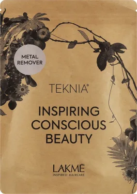 Дорожный набор для волос Lakme Teknia Metal Remover детокс-шампунь и кондиционер с фруктовыми экстрактами 100+100 мл