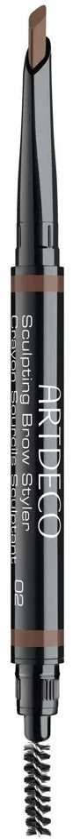Карандаш для бровей Artdeco Sculpting Brow Styler матовый, водостойкий, со встроенным лезвием, 0,15 г, оттенок 02 - Brunette