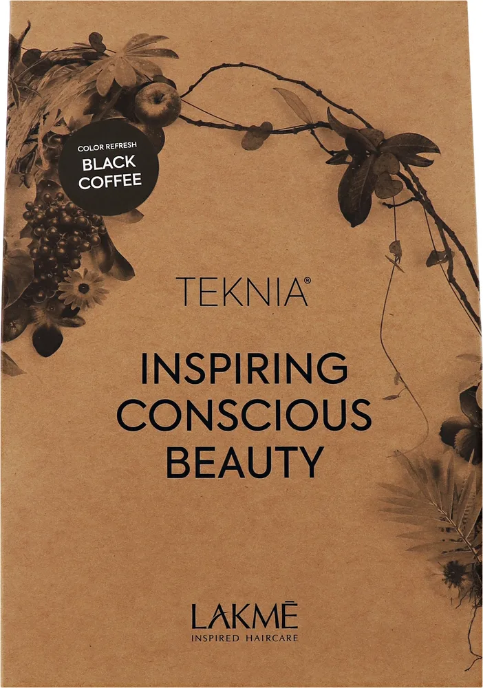 Набор для волос Lakme Teknia Color Refresh Black Coffee оттеночный шампунь и маска для темно-коричневых оттенков 300+250 мл