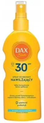 Спрей для тела DAX Sun SPF30 солнцезащитный увлажняющий с пантенолом и пребиотиком 200 мл
