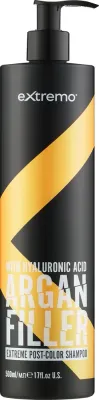 Шампунь Extremo Argan Filler для окрашенных волос с аргановым маслом и гиалуроновой кислотой, 500 мл