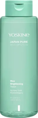 Рисовый тоник для лица Yoskine Japan Pure с миндальной кислотой 3% и биотином, 400 мл