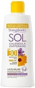 Лосьон для лица и тела Bottega Verde Sol Calendula солнцезащитный SPF 30 200 мл