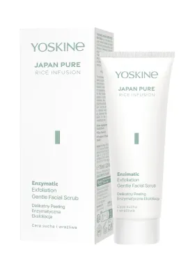 Yoskine Japan Pure энзимный пилинг для лица с папаином и маслом ши 75 мл