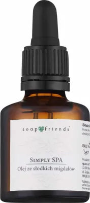 Масло сладкого миндаля Soap&Friends Simply SPA для лица тела и волос базовое