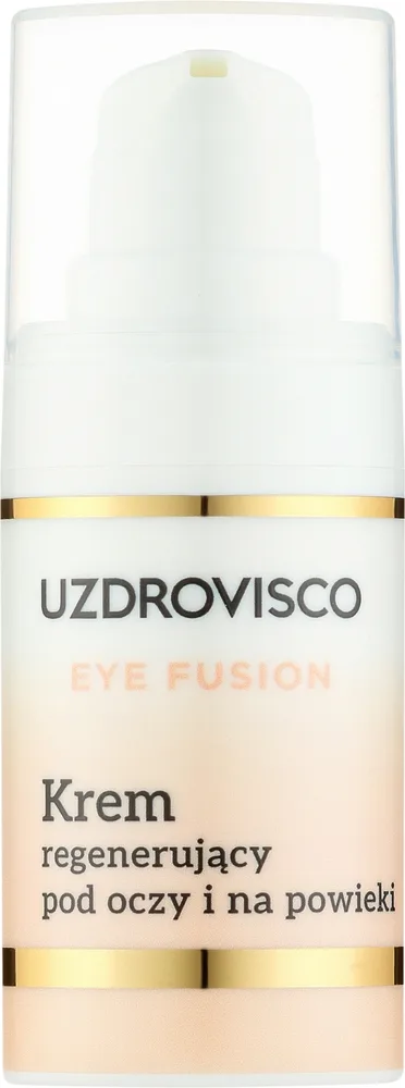 Крем для области вокруг глаз Uzdrovisco Eye Fusion со скваланом миндальным маслом и облепихой для зрелой кожи 15 мл