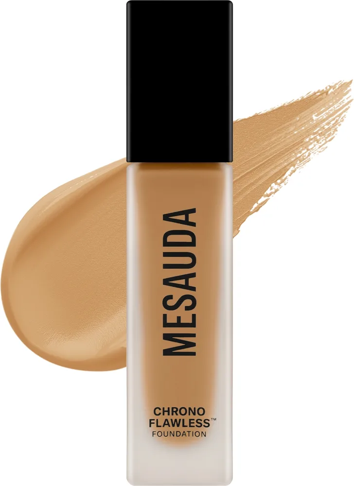 Mesauda Milano Podkład - Тональный флюид Mesauda Chrono Flawless Foundation матирующий кроющий, 30 мл, оттенок 11W