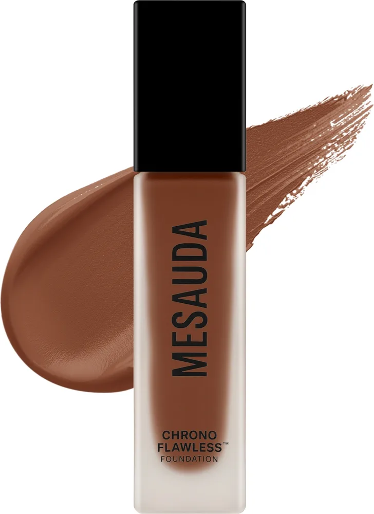 Mesauda Milano Podkład - Тональный флюид Mesauda Chrono Flawless Foundation матирующий кроющий, 30 мл, оттенок 29W
