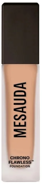 Mesauda Milano Podkład - Тональный флюид Mesauda Chrono Flawless Foundation матирующий кроющий, 30 мл, оттенок 18C
