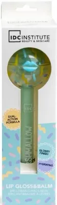 Блеск-бальзам для губ IDC Institute Lip Gloss and Balm двусторонний, Marshmallow, 9 г