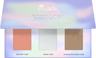 Палетка для контуринга Bell Bell x Genzie Contour Palette бронзер румяна и хайлайтер, 14,5 г