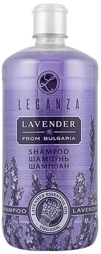 Шампунь для волос Leganza Lavender Shampoo расслабляющий, с органическим лавандовым маслом, 1000 мл