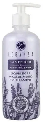 Мыло жидкое для рук Leganza Lavender с болгарской лавандой, 500 мл
