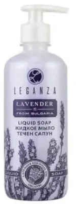 Мыло жидкое для рук Leganza Lavender с болгарской лавандой, 500 мл