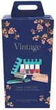 Набор для ухода за ногтями Technic Cosmetics Vintage лаки 4 шт по 9 мл полировщик разделители палочка пилка и трафареты — фото 1