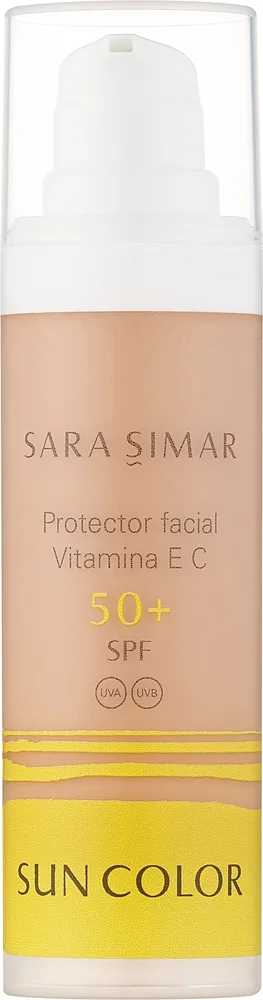 Крем для лица солнцезащитный тонирующий Sara Simar Colour SPF50+ 30 мл