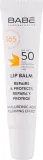 Бальзам для губ Babe Laboratorios Sun Protection ультразащитный, с гиалуроновой кислотой, SPF 50, 15 мл — фото 1
