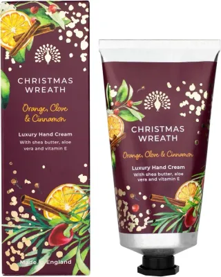 Крем для рук The English Soap Company Christmas Wreath с маслом ши и алоэ 75 мл