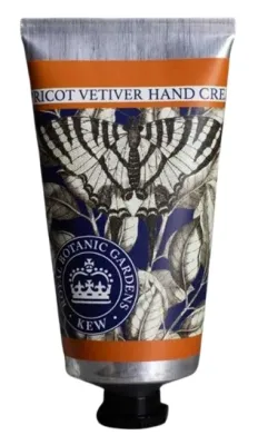Royal Botanic Gardens The English Soap Company Kew Gardens Apricot Vetiver Hand Cream - Крем для рук The English Soap Company Kew Gardens Apricot Vetiver с маслом ши и алоэ 75 мл