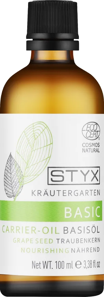 Масло виноградных косточек Styx Naturcosmetic Basic для лица тела и волос базовое