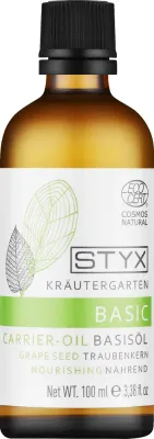Масло виноградных косточек Styx Naturcosmetic Basic для лица тела и волос базовое