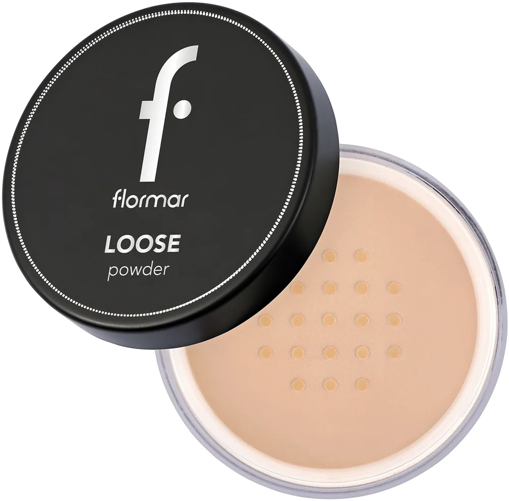 Рассыпчатая пудра Flormar Loose Powder полуматовая фиксирующая, 15 г, оттенок 03 - Medium Sand