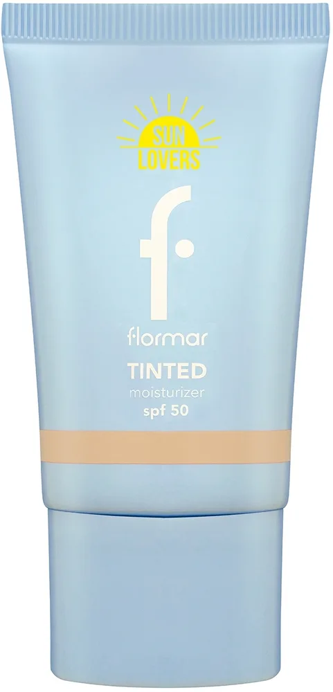 Тонирующий крем Flormar Sun Lovers Tinted Moisturizer увлажняющий SPF 50, 30 мл, оттенок 03 - Ivory Nude