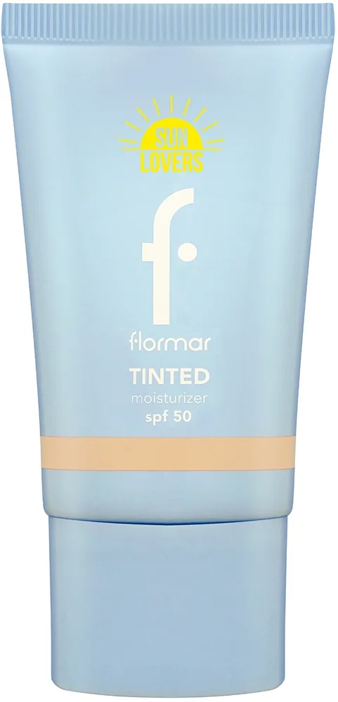 Тонирующий крем Flormar Sun Lovers Tinted Moisturizer увлажняющий SPF 50, 30 мл, оттенок 04 - Ivory Beige