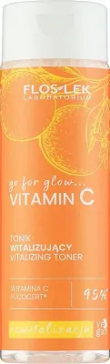 Тоник для лица Floslek Go For Glow Vitamin C Vitalizing Toner с витамином C, освежающий, 200 мл