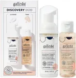 Набор для лица Gallinee Discovery Duo пенка для умывания и сыворотка с молочной кислотой и пребиотиками 50+50 мл — фото 1