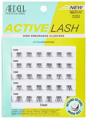 Набор пучковых накладных ресниц Ardell Active Lash Clusters Dash трех длин 40 шт