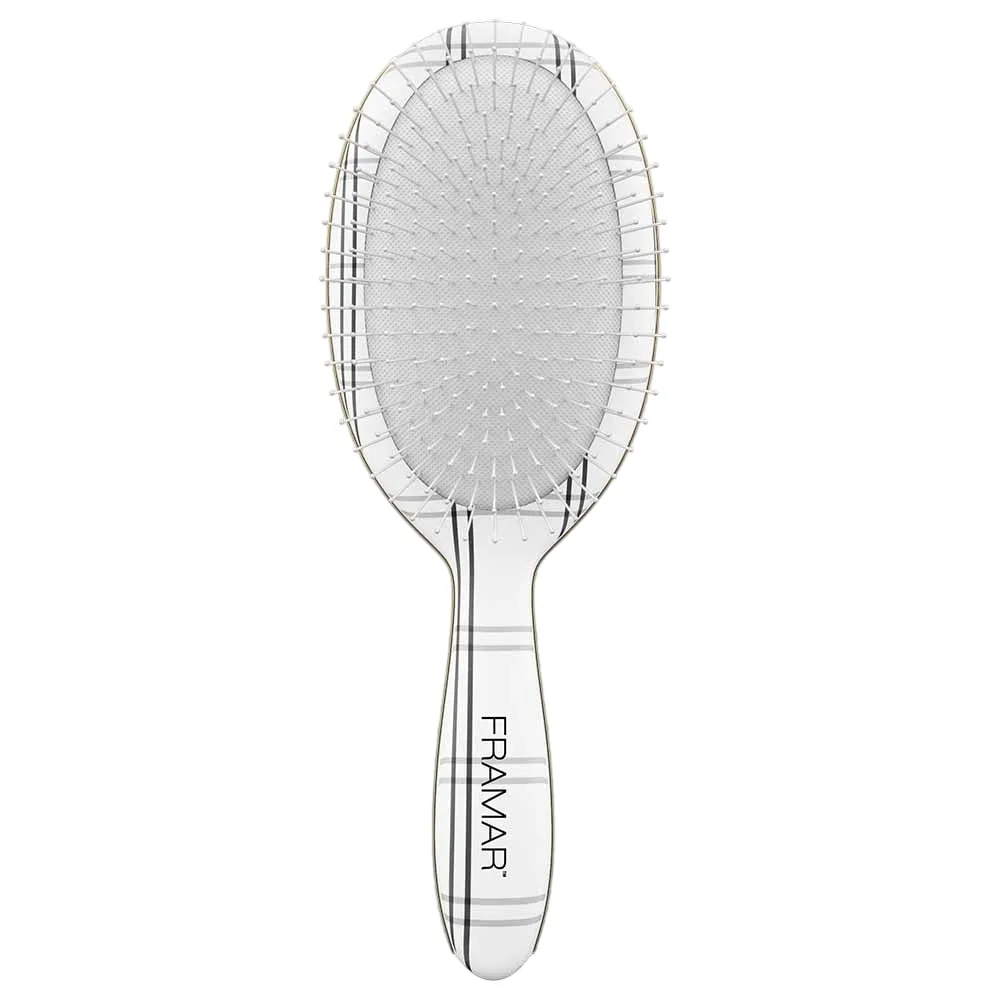 Щётка для волос Framar Detangle Brush Plaid Hair Day Charlotte для распутывания влажных и сухих волос, 1 шт