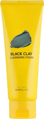 Barulab Black Clay Cleansing Foam пенка для умывания с активированным углём и аргановым маслом 100 мл