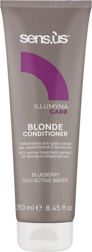 Кондиционер против жёлтого оттенка для светлых волос Sensus Illumyna Care Blonde Conditioner, 250 мл