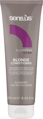 Кондиционер против жёлтого оттенка для светлых волос Sensus Illumyna Care Blonde Conditioner, 250 мл