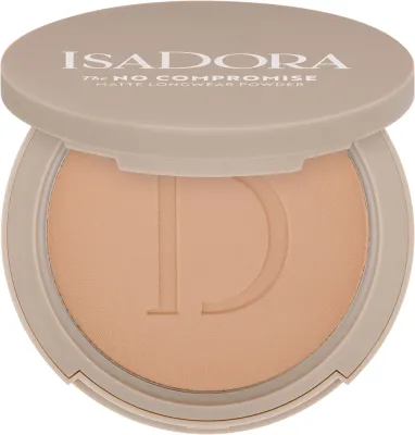 Прессованная матирующая пудра IsaDora The No Compromise Matte Longwear Powder, 8 г