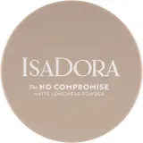 Прессованная матирующая пудра IsaDora The No Compromise Matte Longwear Powder, 8 г, оттенок 61 - Cool Ivory — фото 2