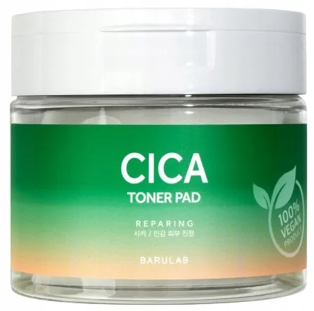 Barulab Barulab Cica Toner Pad - Тонизирующие пилинг-диски для лица Cica Toner Pad, 60 шт