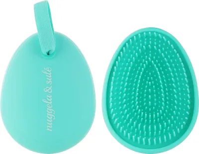 Nuggela & Sule Nuggela & Sule Tangle Tamer Brush - Щётка для волос Nuggela Sule Tangle Tamer Brush для распутывания, бирюзовая, 1 шт