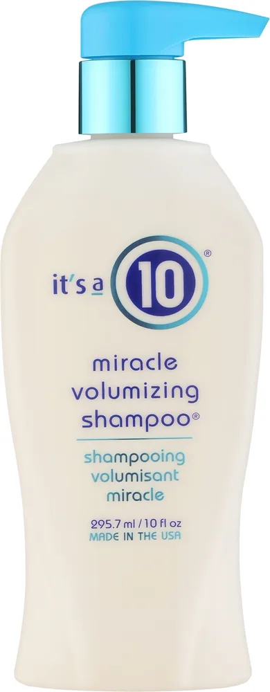 Шампунь It's a 10 Miracle Volumizing для объёма волос с рисовым протеином и шёлком, 295,7 мл