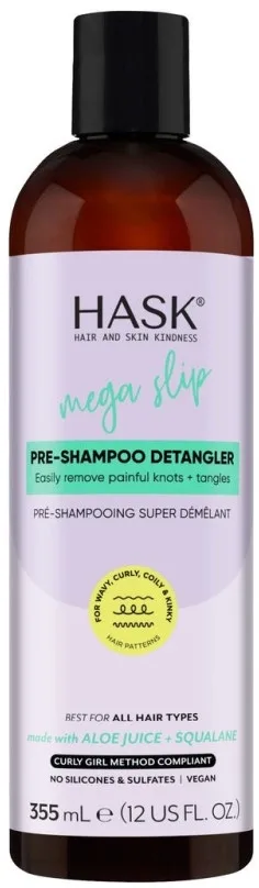 Кондиционер, облегчающий расчёсывание волос перед мытьём Hask Mega Slip Pre-Shampoo Detangler, 355 мл