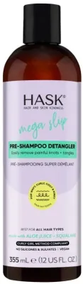 Кондиционер, облегчающий расчёсывание волос перед мытьём Hask Mega Slip Pre-Shampoo Detangler, 355 мл