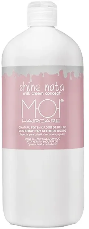 Шампунь MOI Shine Intensifying для блеска волос с кератином и касторовым маслом, 1000 мл