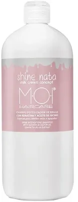 Шампунь MOI Shine Intensifying для блеска волос с кератином и касторовым маслом, 1000 мл
