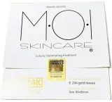 Набор MOI Gold Mask 24k маска для лица 30 мл и листы сусального золота 24 карата 6 шт — фото 1